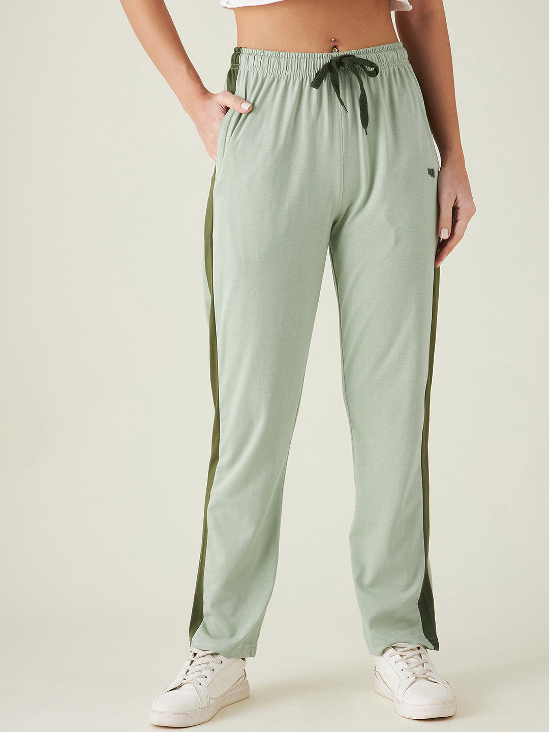 Modeve  Women Striped Track Pant