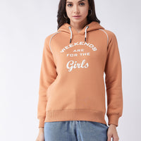 Modeve Women Printed  Sweatshirt For Winter