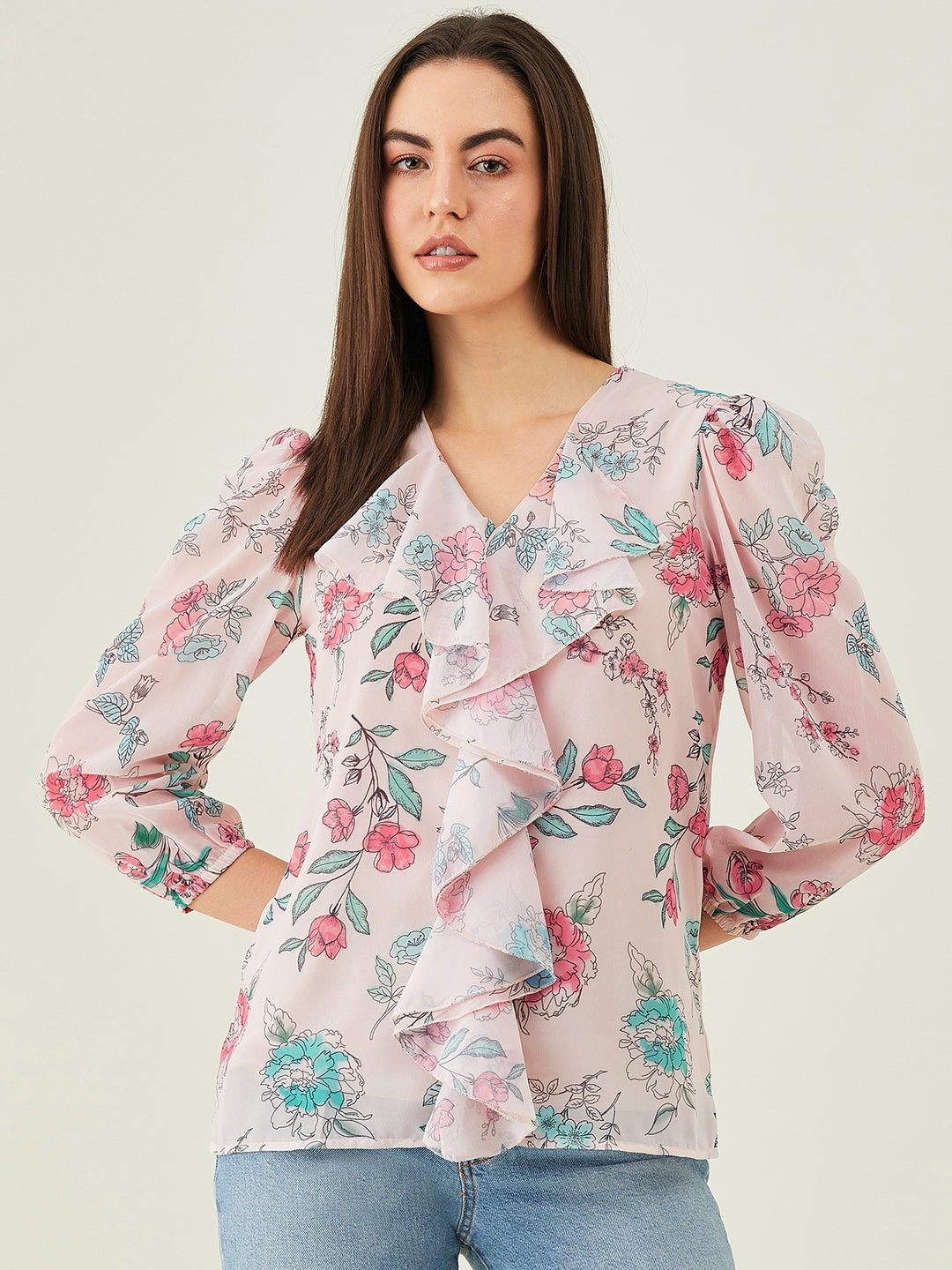 Modeve Women Fawn Floral Top