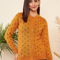 Modeve Women Casual Polkadot Sweater for Winter