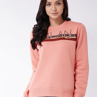 Modeve Women Printed Long Sleeves Sweatshirt For Winter