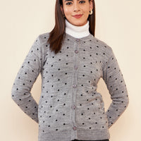 Modeve Women Casual Polkadot Sweater for Winter