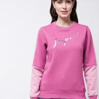 Modeve Women Typography Winter Sweatshirt