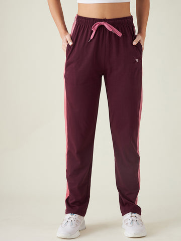 Modeve  Women Striped Track Pant