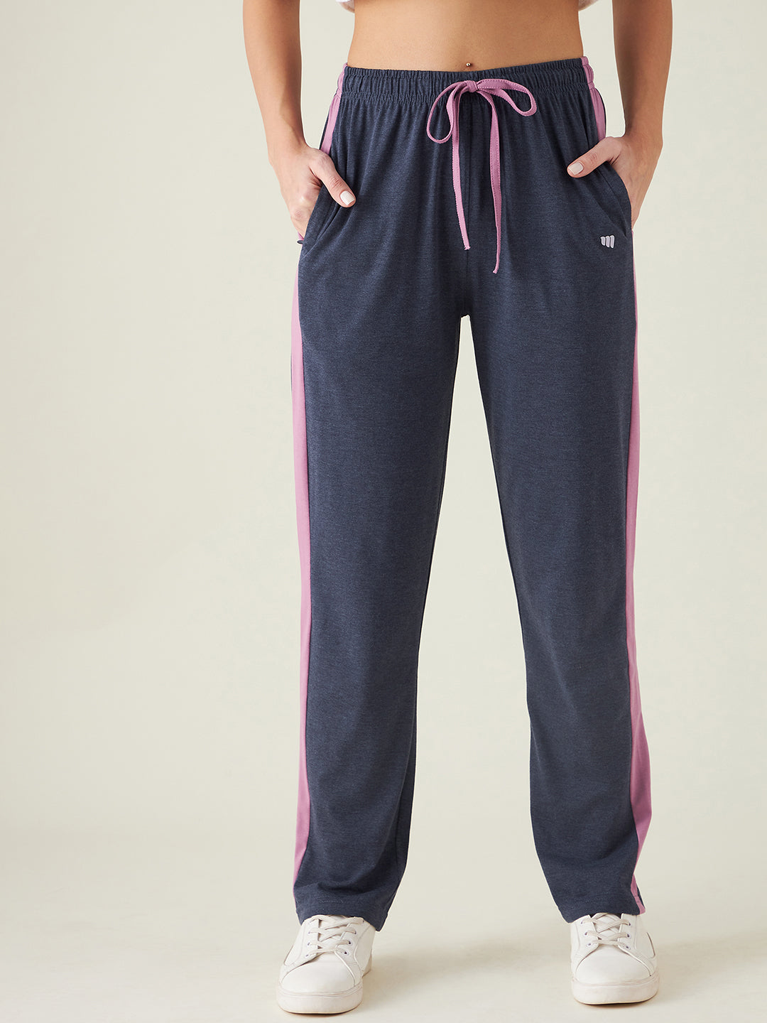 Modeve  Women Striped Track Pant