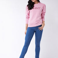 Modeve Women Round Neck Long Sleeved  Sweatshirt For Winter