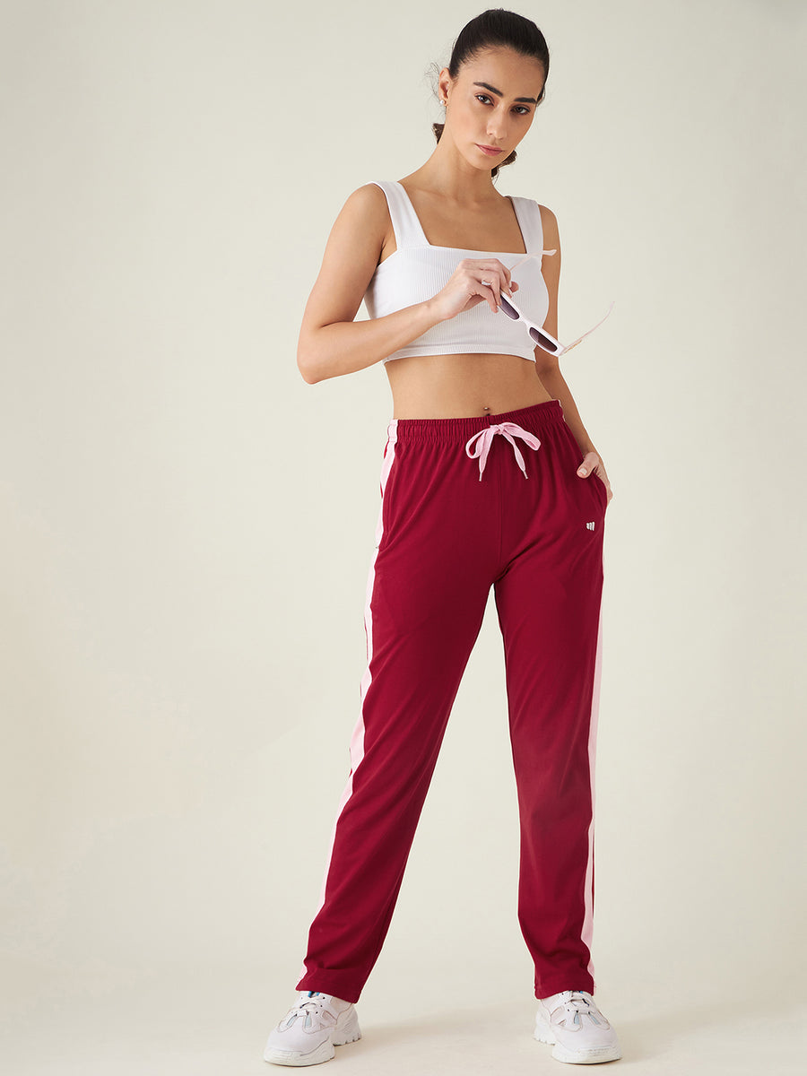 Modeve  Women Striped Track Pant