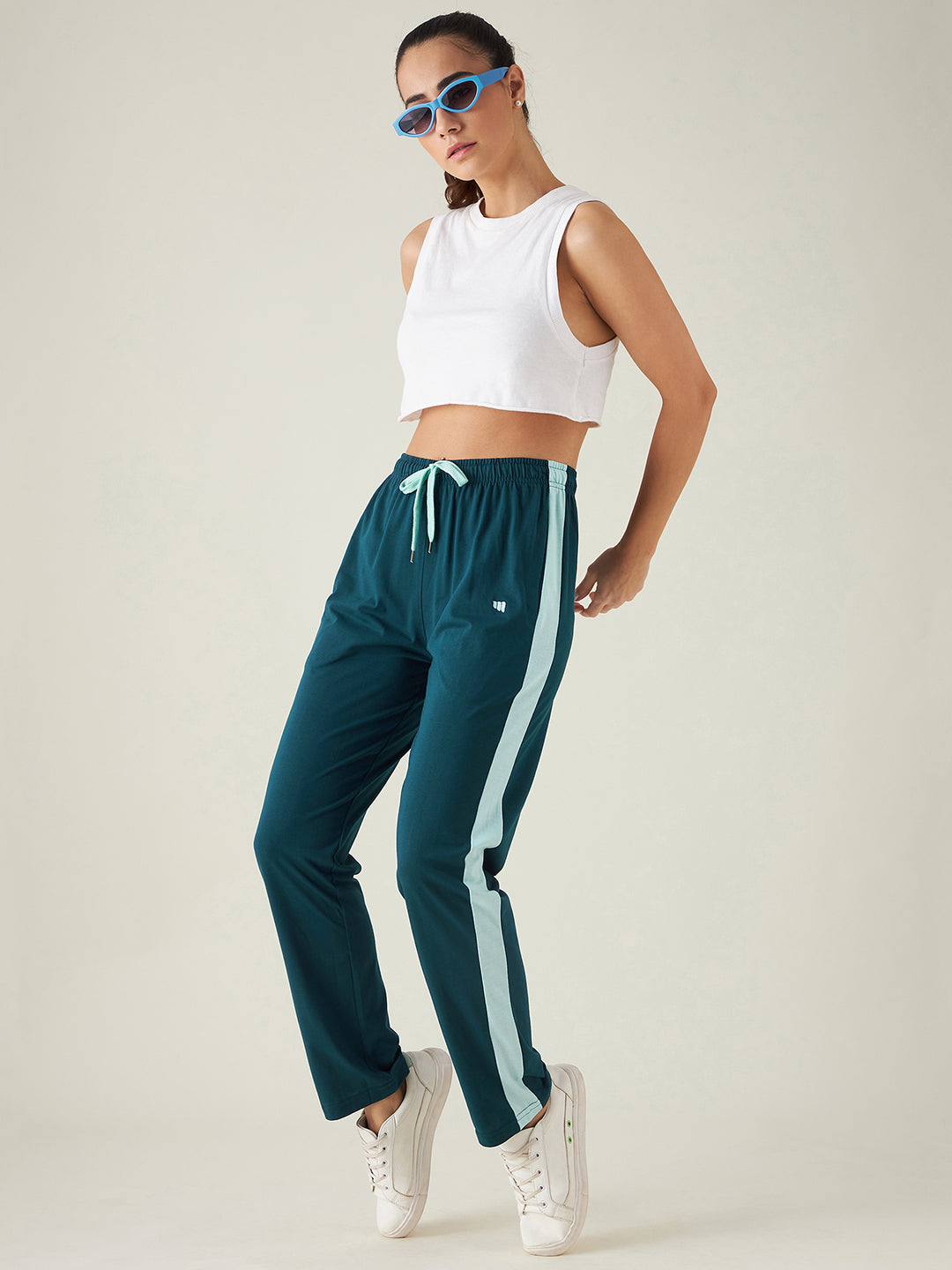 Modeve  Women Striped Track Pant