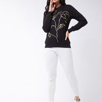 Modeve Women Floral Print Sweatshirt For Winter