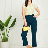 Modeve Women Lemon Floral Top