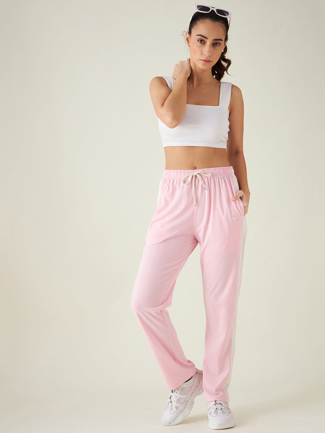 Modeve  Women Striped Track Pant