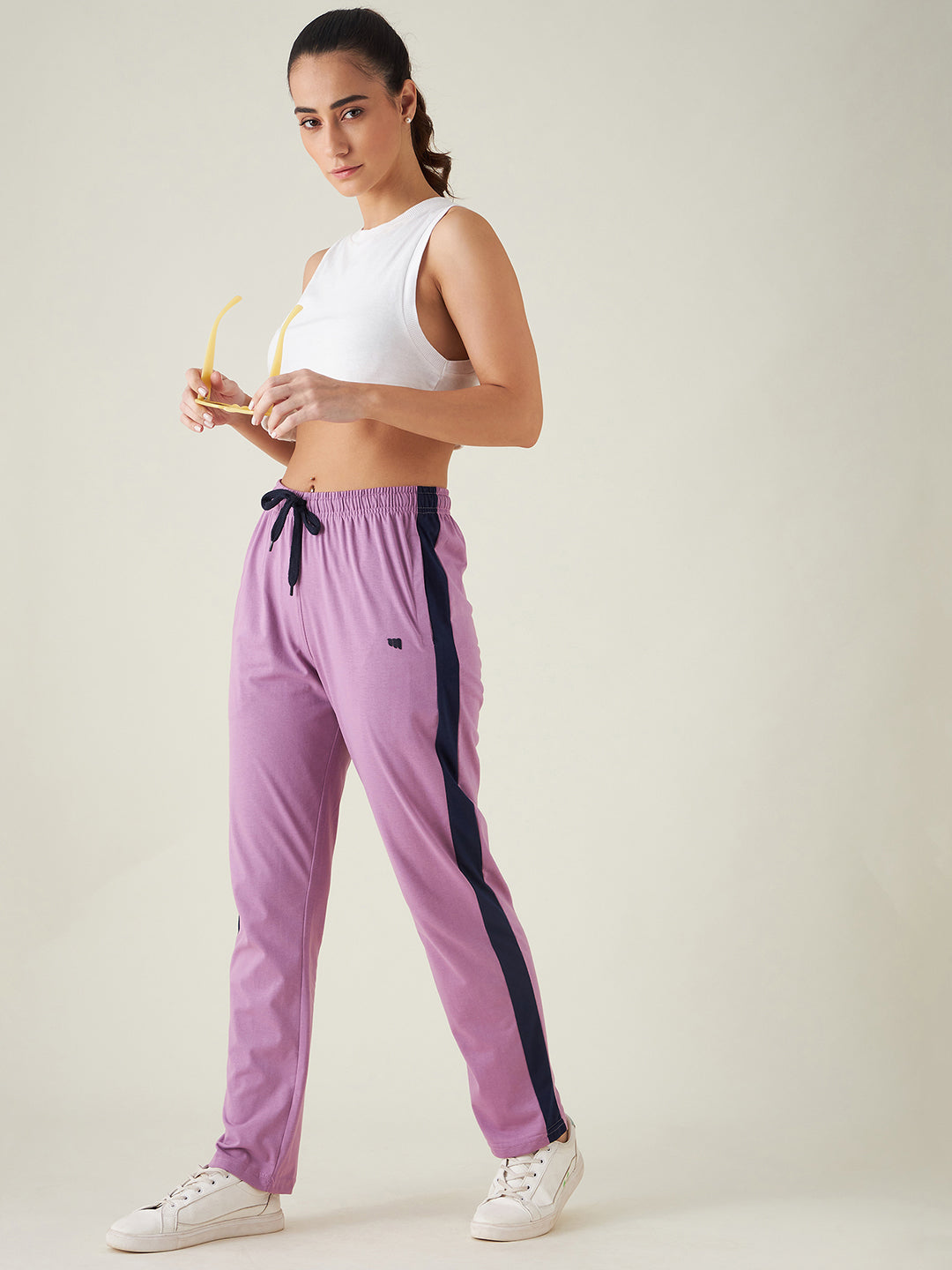 Modeve  Women Striped Track Pant