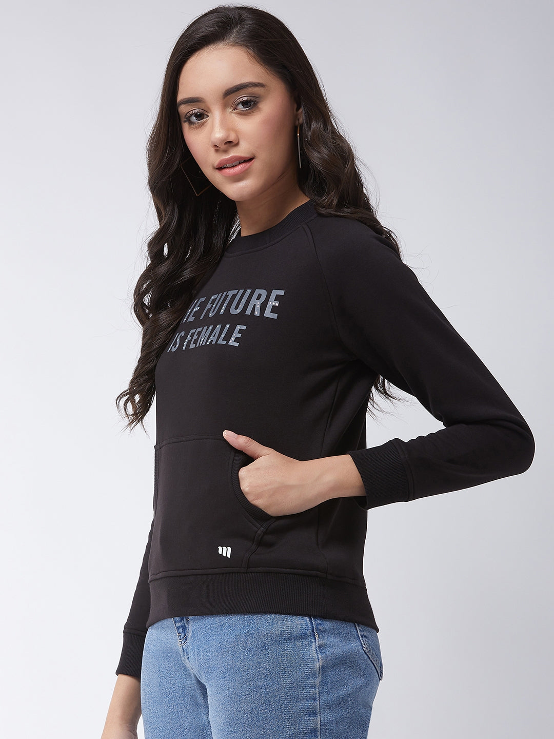 Modeve Women Printed Sweatshirt For Winter