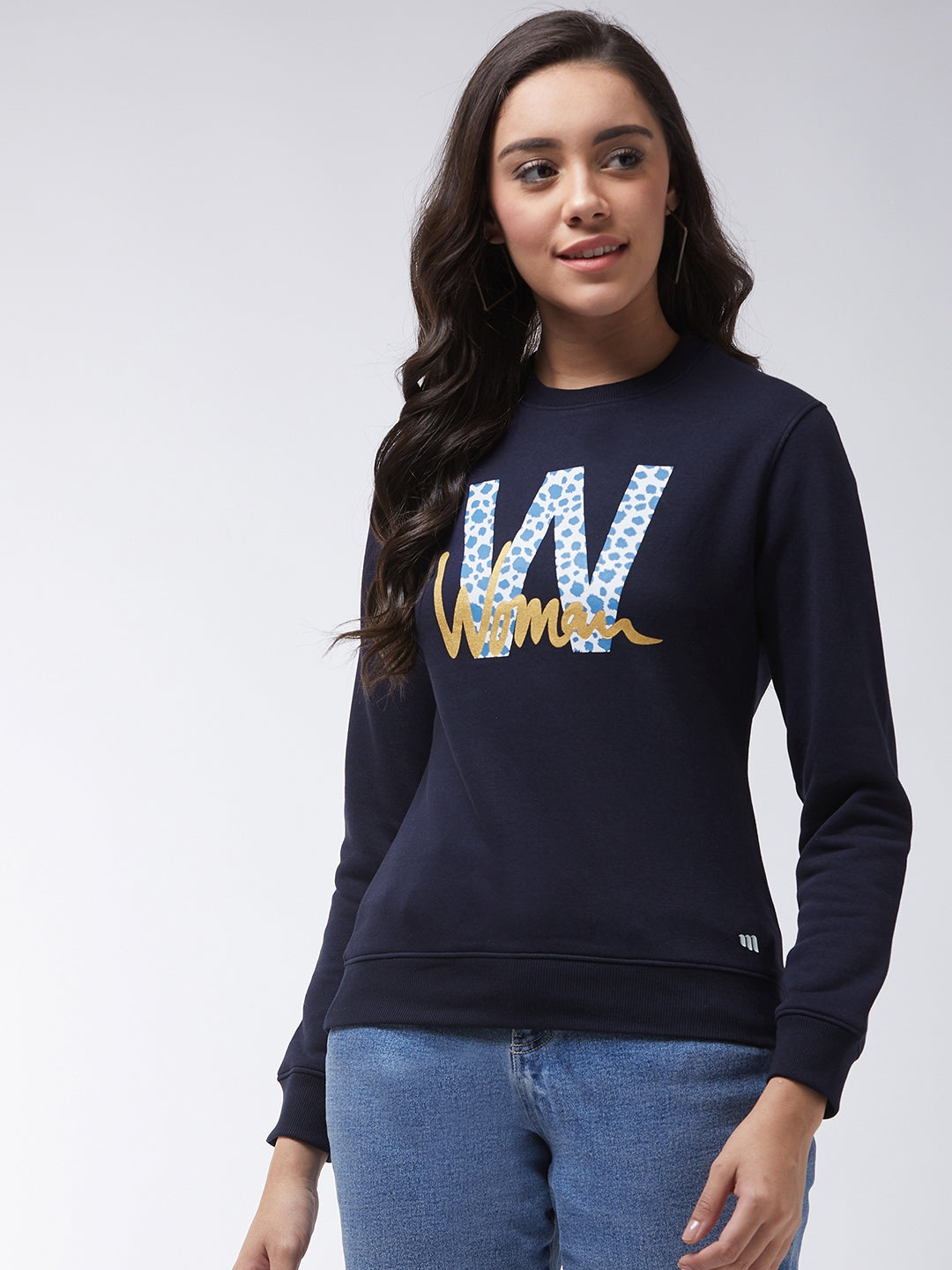 Modeve Women Printed Sweatshirt For Winter