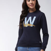 Modeve Women Printed Sweatshirt For Winter