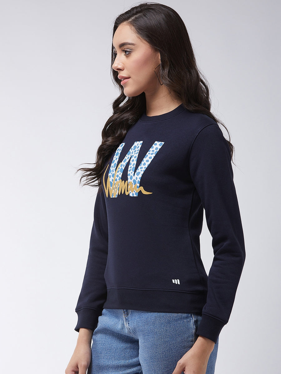 Modeve Women Printed Sweatshirt For Winter