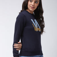 Modeve Women Printed Sweatshirt For Winter