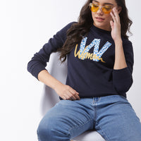 Modeve Women Printed Sweatshirt For Winter