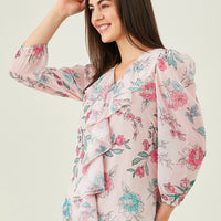 Modeve Women Fawn Floral Top