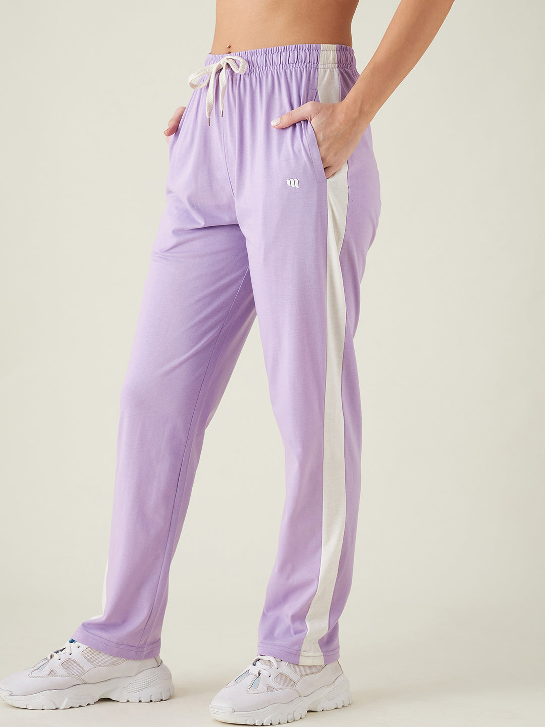 Modeve  Women Striped Track Pant