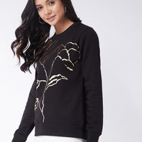 Modeve Women Floral Print Sweatshirt For Winter