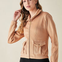 Modeve Women Lightweight Bomber Jacket