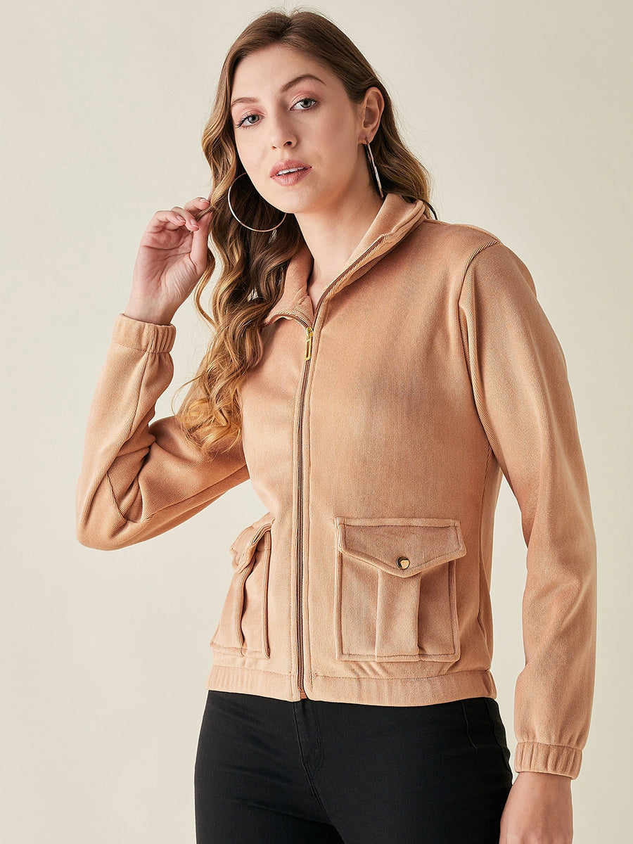 Modeve Women Lightweight Bomber Jacket