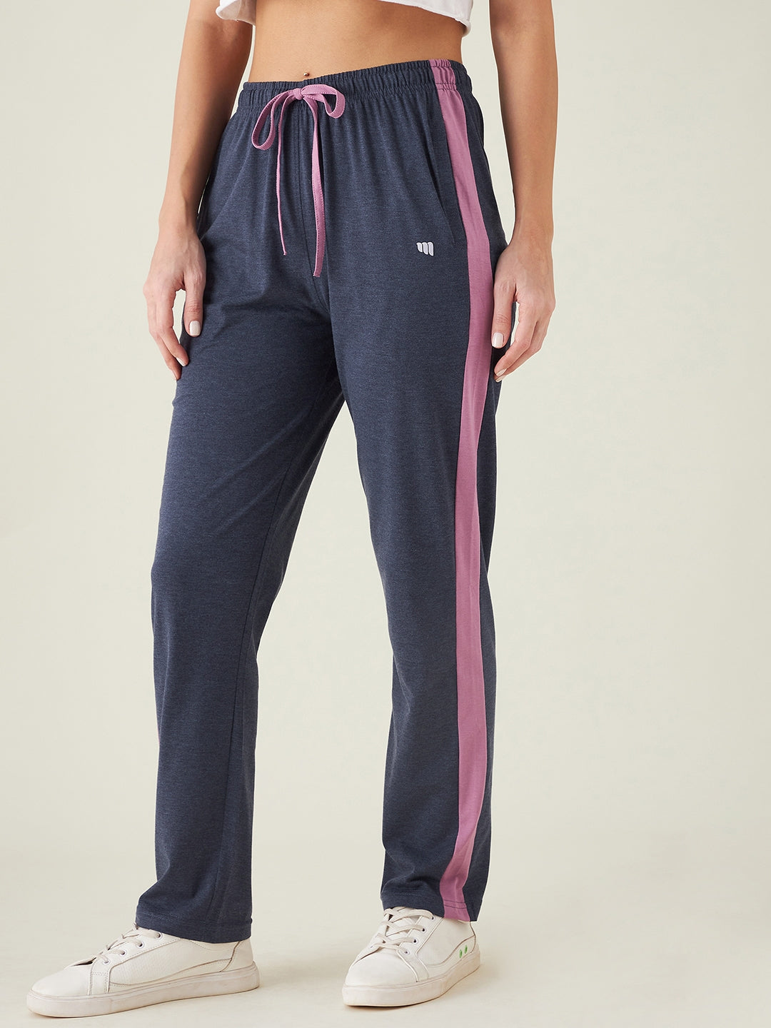 Modeve  Women Striped Track Pant