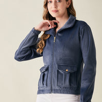 Modeve Women Lightweight Bomber Jacket