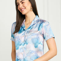 Modeve Women Multicolor Shirt Style Top