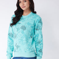 Modeve Women Printed Sweatshirt For Winter