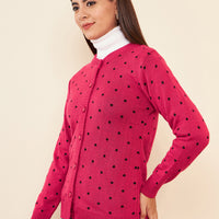 Modeve Women Casual Polkadot Sweater for Winter