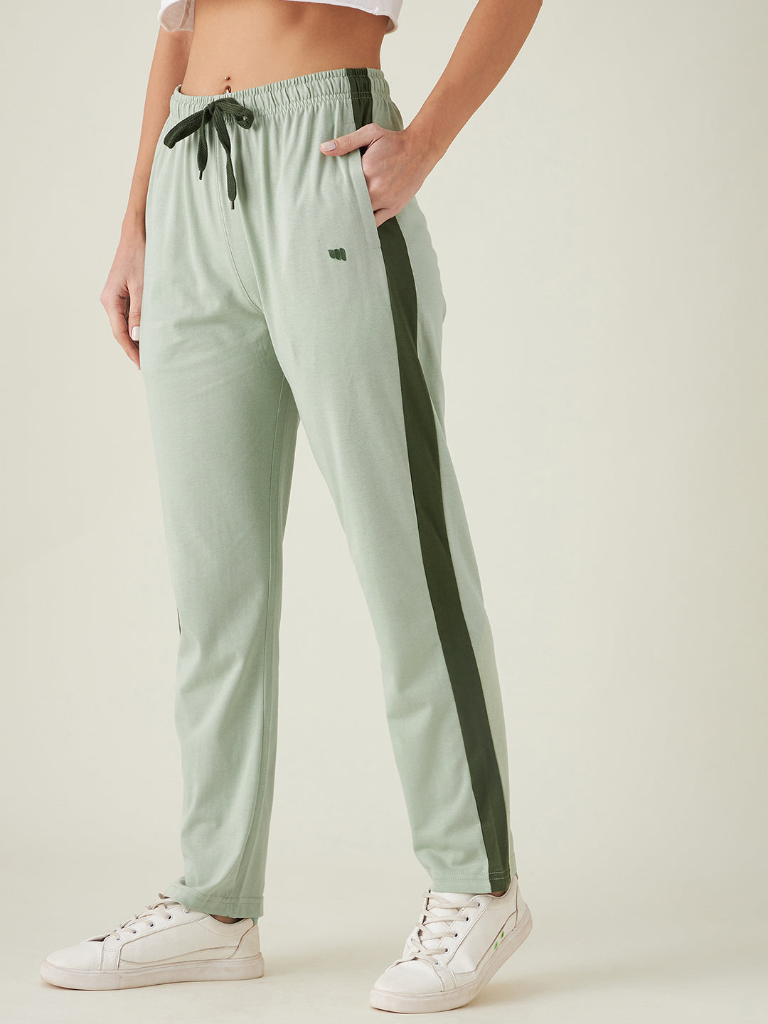 Modeve  Women Striped Track Pant