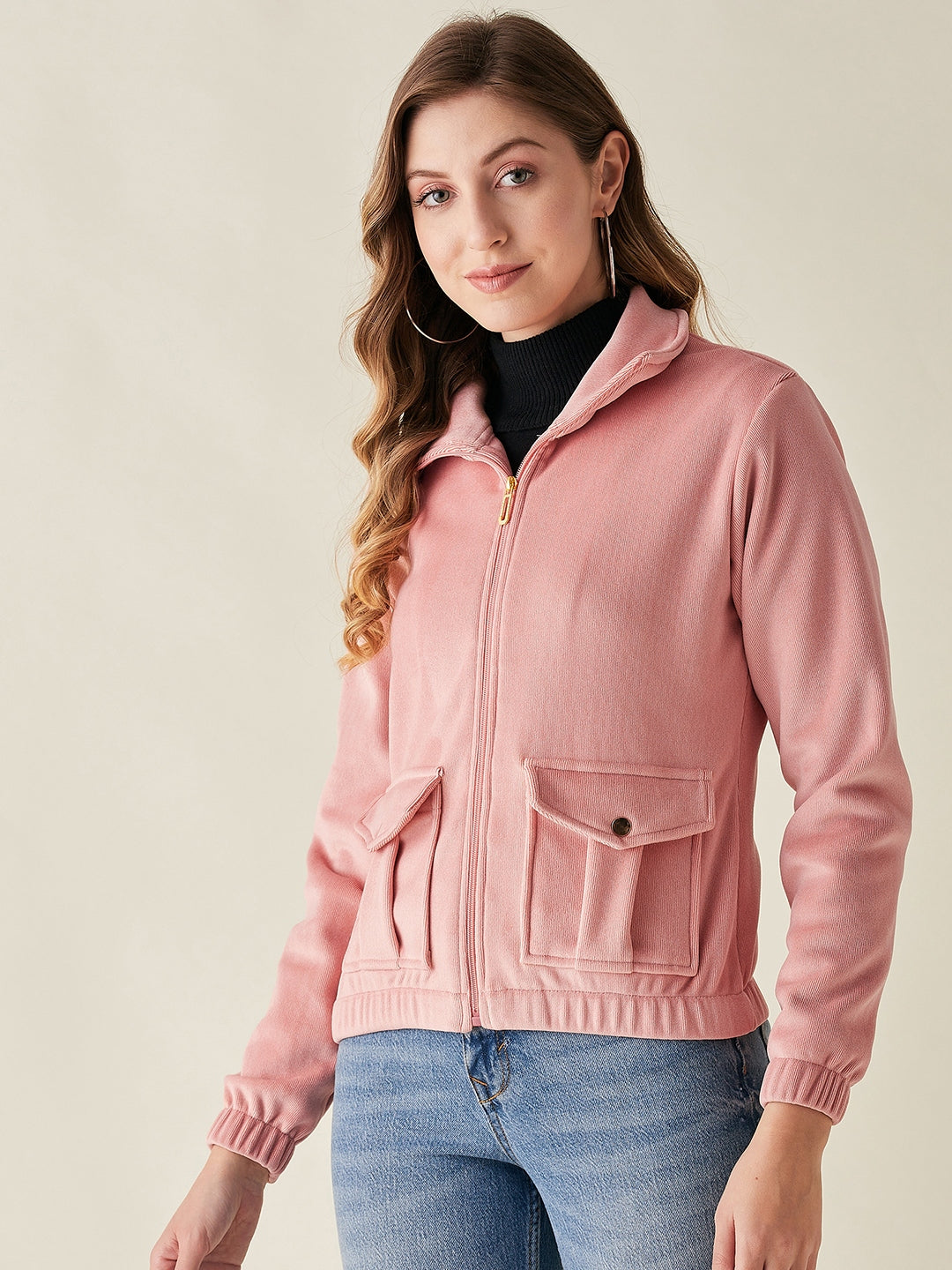 Modeve Women Lightweight Bomber Jacket