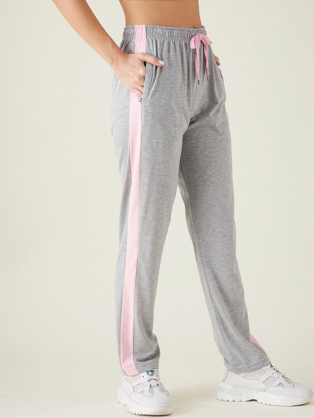 Modeve  Women Striped Track Pant