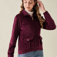 Modeve Women Lightweight Bomber Jacket