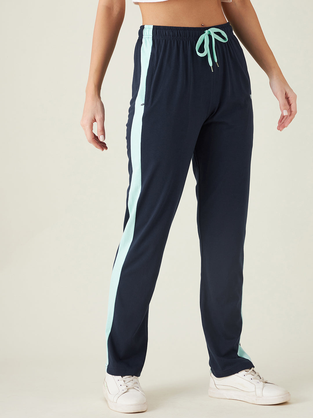 Modeve  Women Striped Track Pant