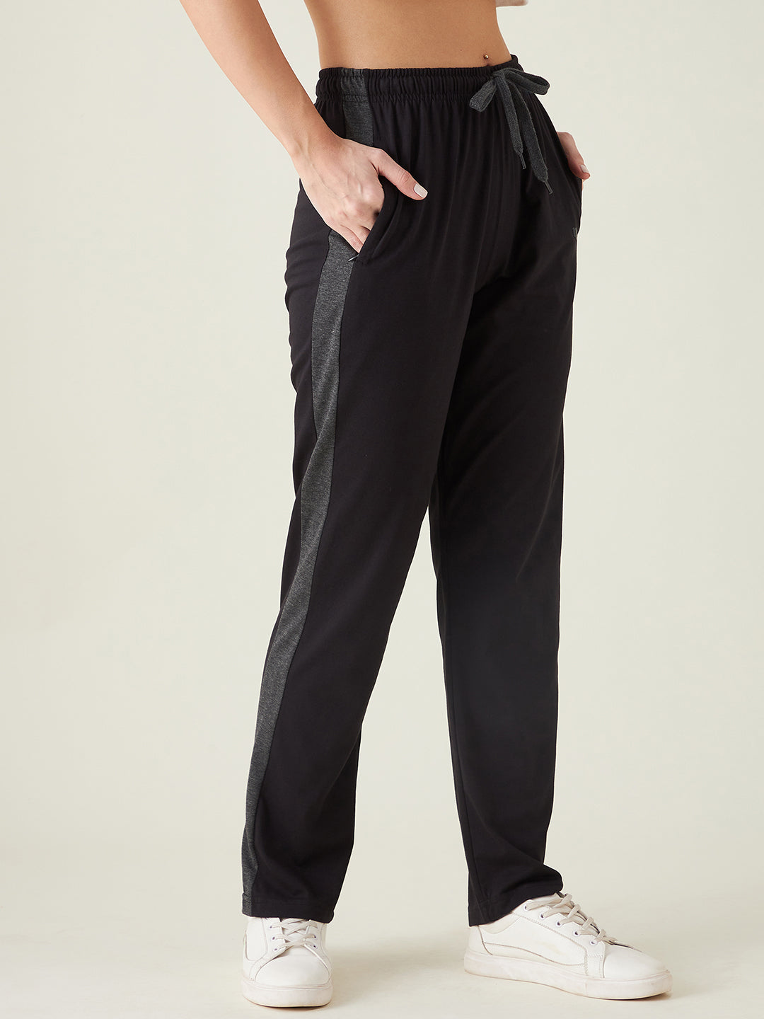 Modeve  Women Striped Track Pant