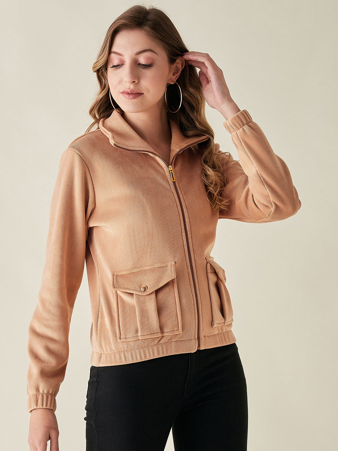 Modeve Women Lightweight Bomber Jacket