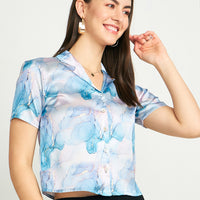 Modeve Women Multicolor Shirt Style Top