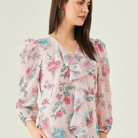 Modeve Women Fawn Floral Top