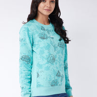 Modeve Women Printed Sweatshirt For Winter