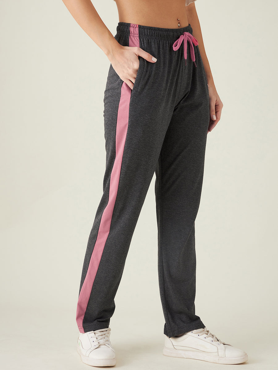 Modeve  Women Striped Track Pant