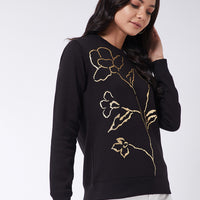 Modeve Women Floral Print Sweatshirt For Winter