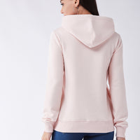 Modeve Women Printed Hooded Sweatshirt For Winter