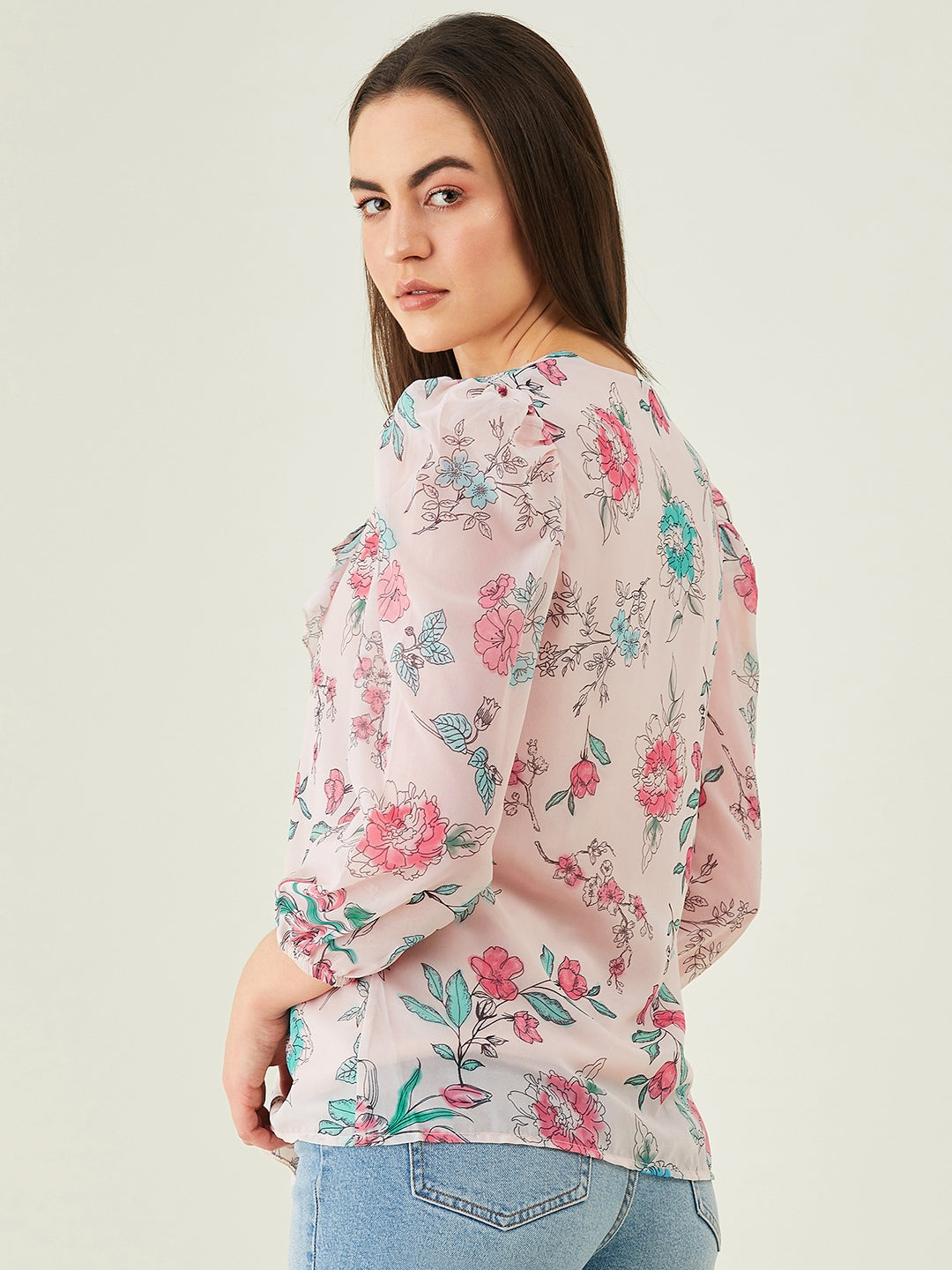 Modeve Women Fawn Floral Top