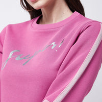 Modeve Women Typography Winter Sweatshirt