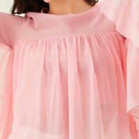 Modeve Women Pink Swing Top