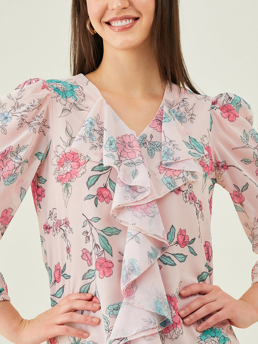 Modeve Women Fawn Floral Top