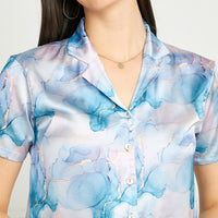 Modeve Women Multicolor Shirt Style Top